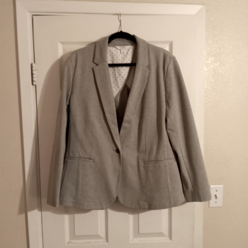 Old navy gray Blazer jacket xl